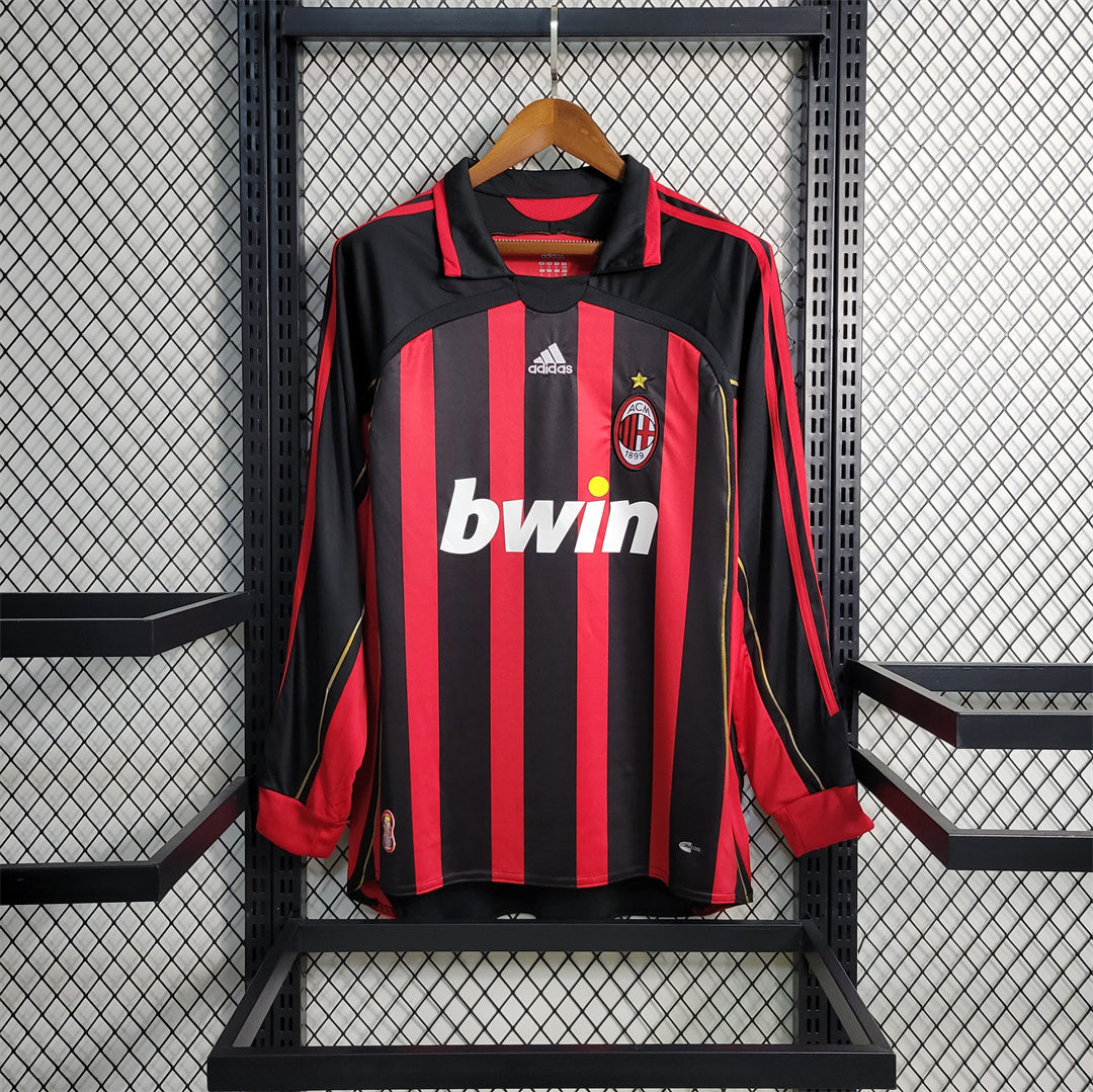 AC Milan 06/07 Long Sleeve Home Kit