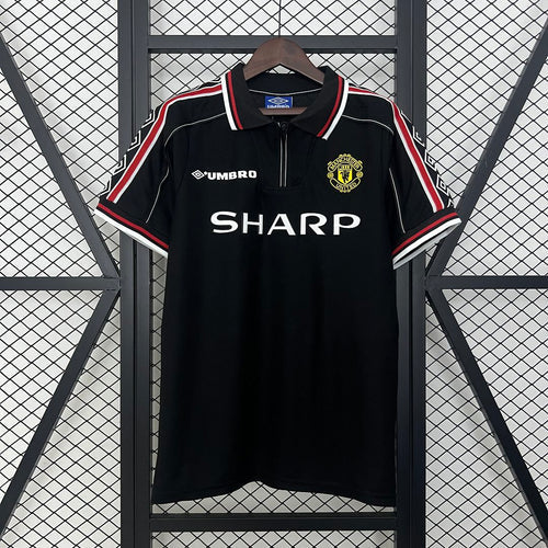 98-99 Manchester United Black Retro Kit