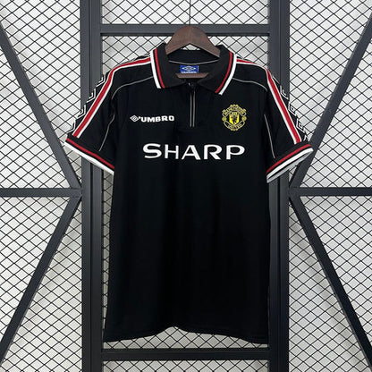 98-99 Manchester United Black Retro Kit